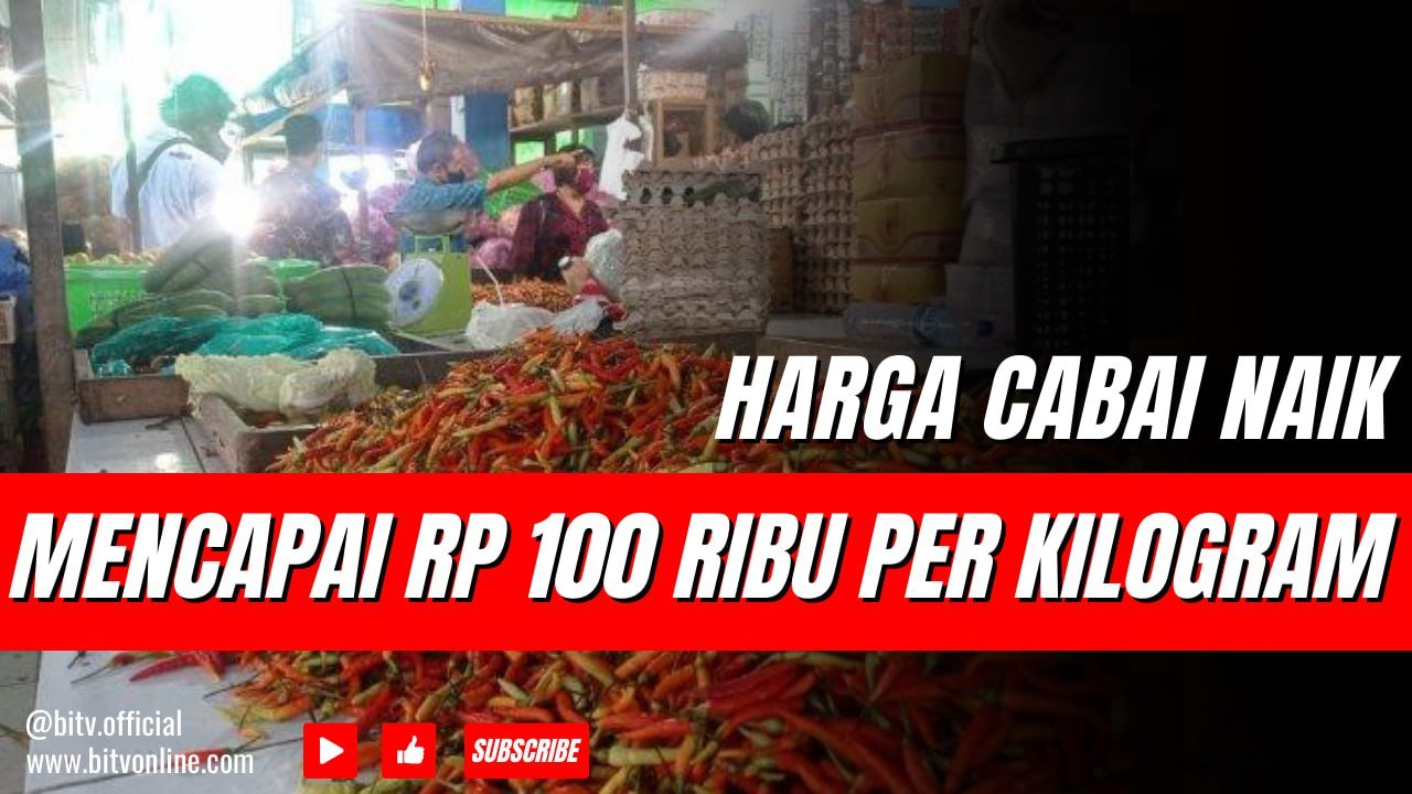 Harga Cabai Semakin Pedas! Cabai Rawit Merah Mencapai Rp 100 Ribu per Kilogram