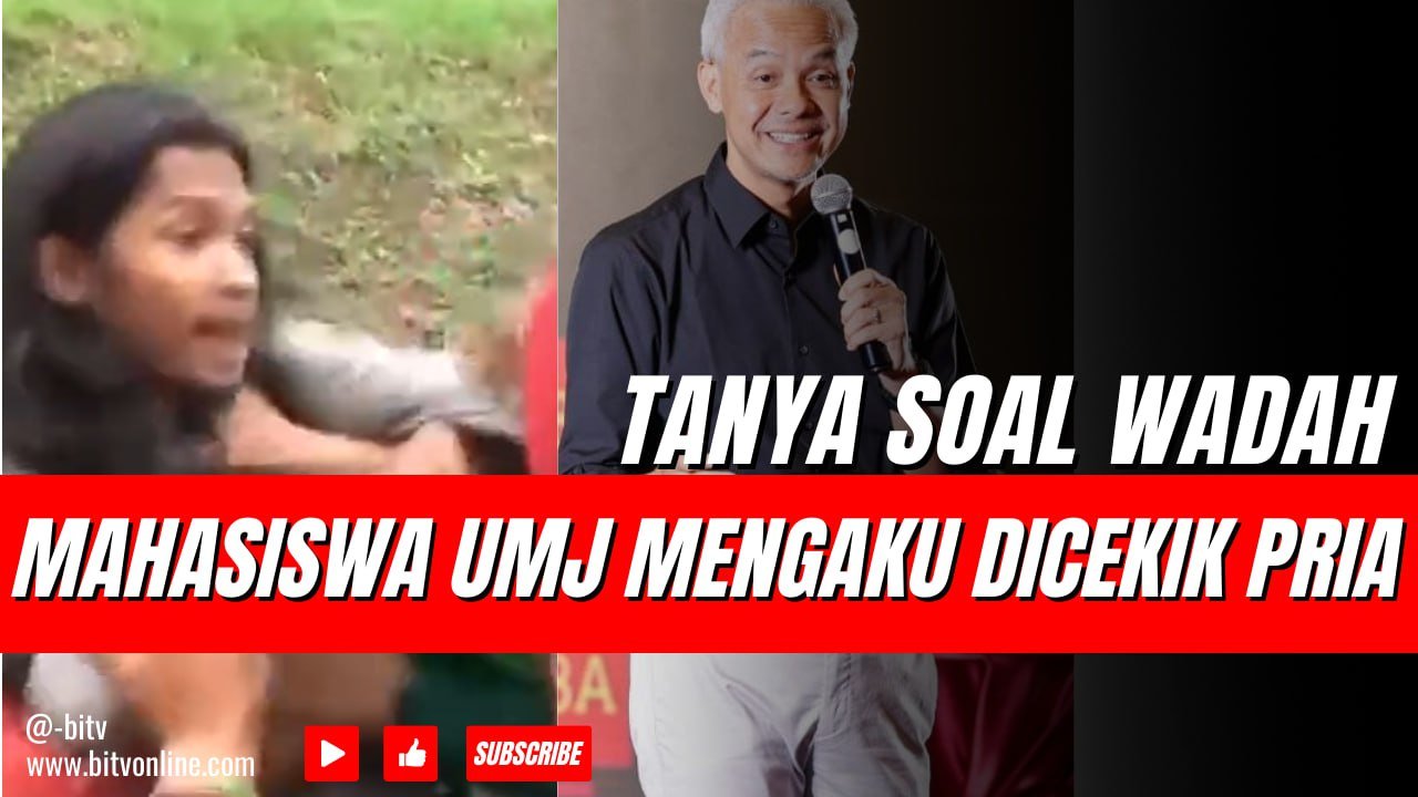 Tanya Soal Wadas ke Ganjar, Mahasiswa UMJ Mengaku Dicekik Pria Misterius