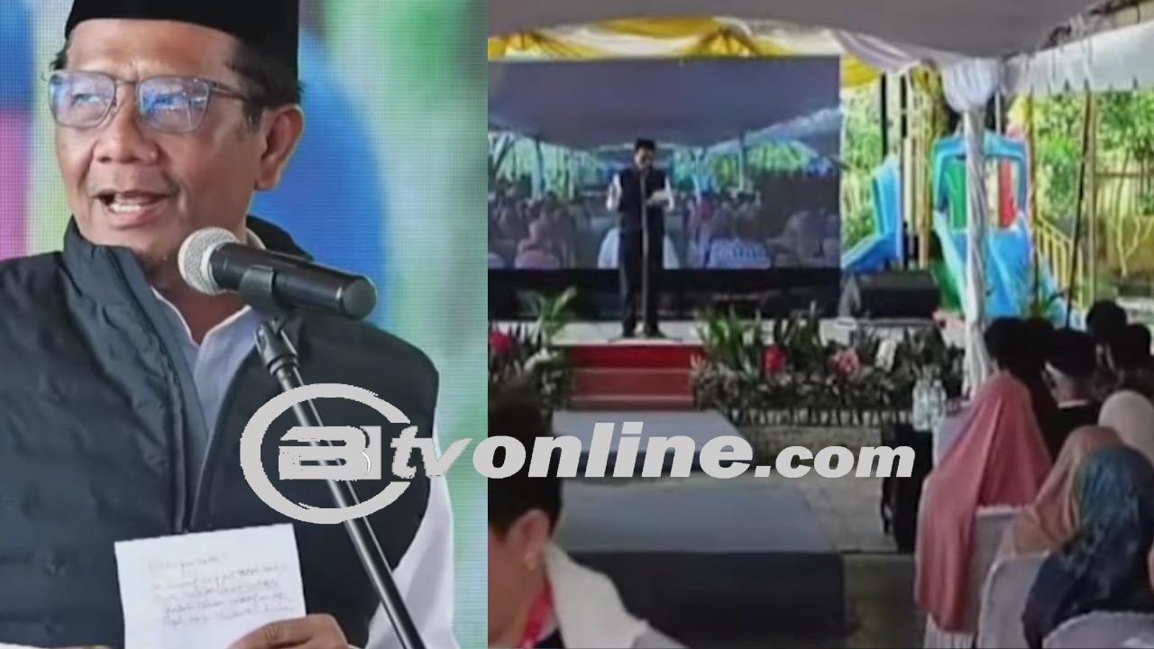 Pidato Mahfud MD Mulai Kampanye Hari Pertama Pilpres 2024 di Sabang, Aceh