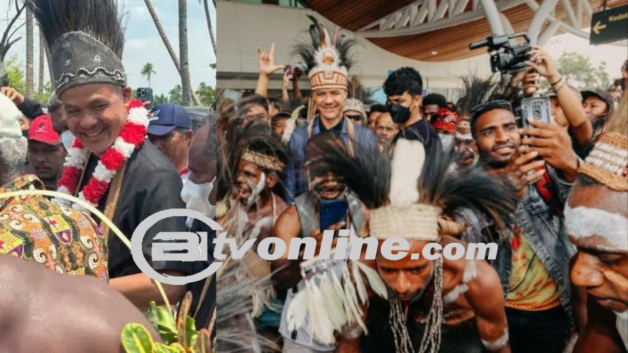 Capres Ganjar Pranowo Kampanye Perdana Pilpres 2024 di Merauke, Papua