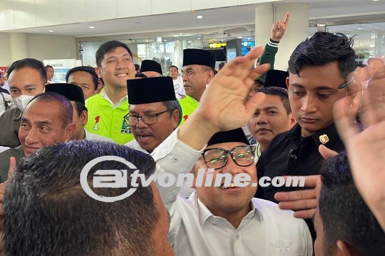 Cawapres Nomor Urut 1 Muhaimin Iskandar Penuhi Antusiasme Pendukung dalam Kampanye di Medan, Sumatera Utara