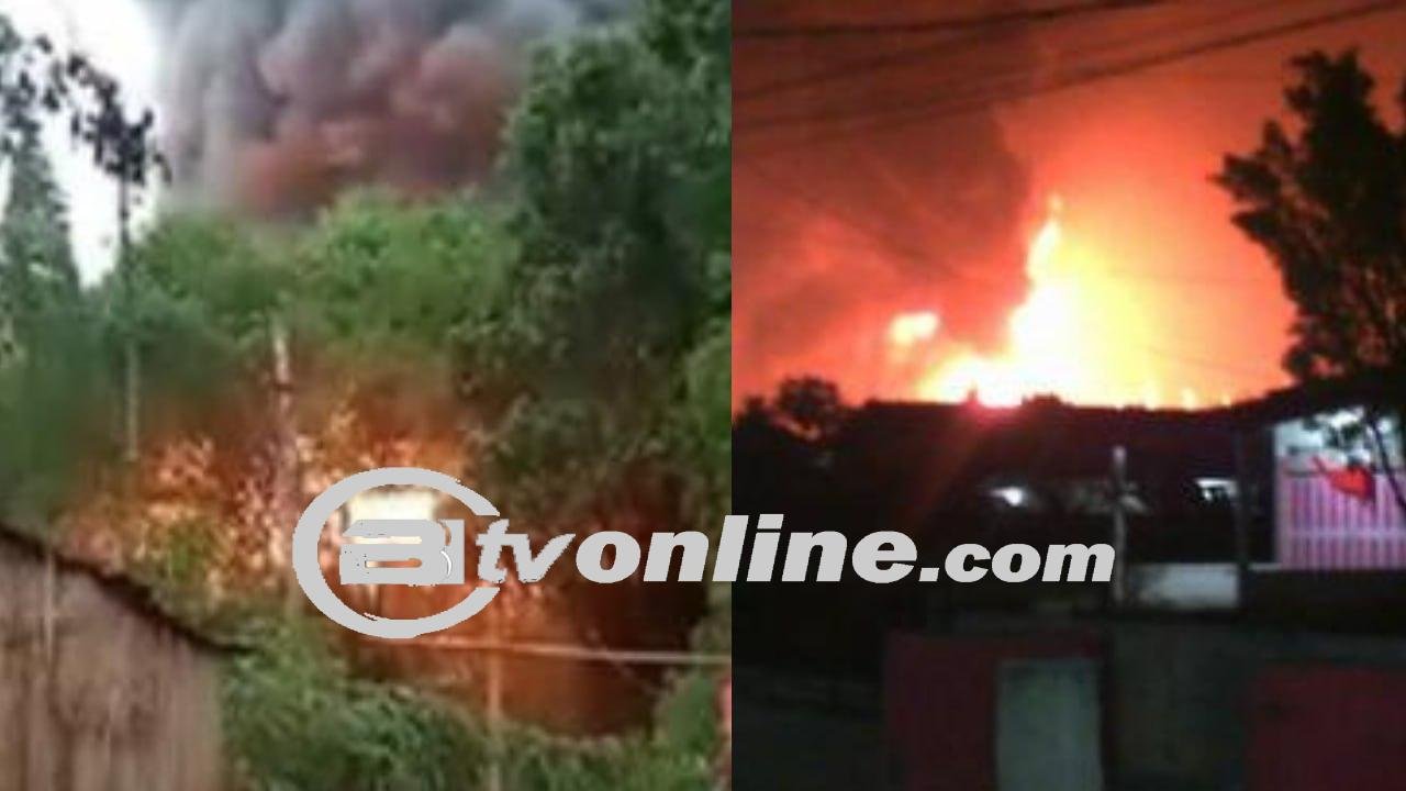 Gudang Gas Meledak 2 Motor dan Rumah Warga di Grobogan Ludes Terbakar