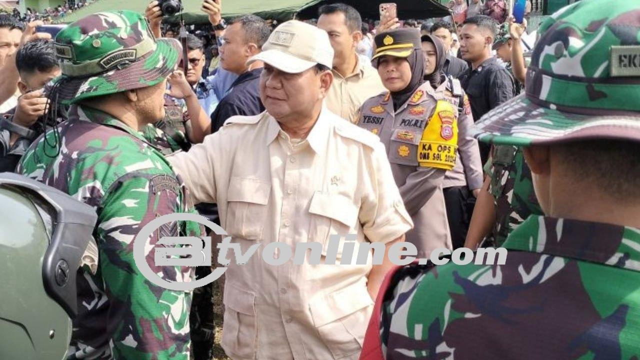 Menhan Prabowo Sampaikan Belasungkawa Pada Korban Erupsi Marapi