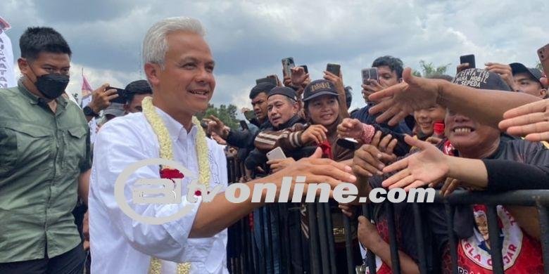 Ganjar Pranowo Lanjut Hadiri Hajatan Rakyat di Jogja Usai Kampanye di Medan