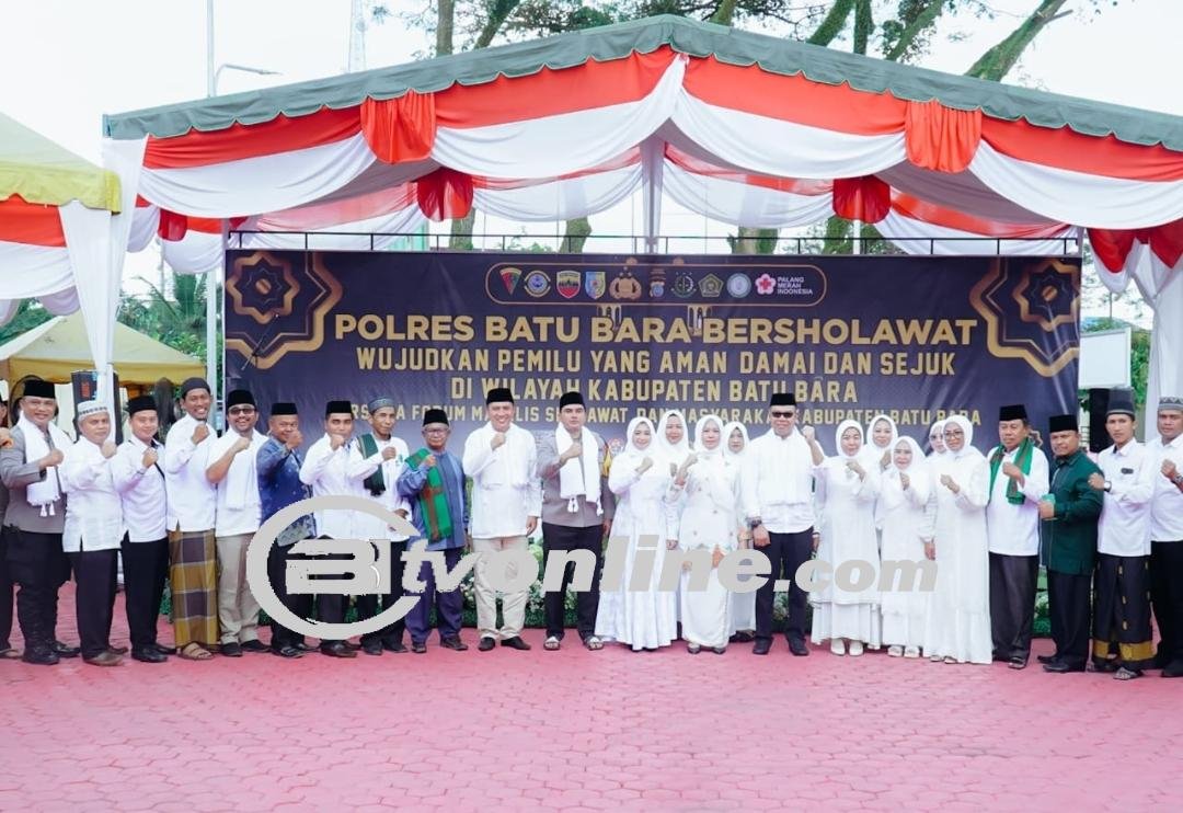 Hadiri Polres Batu Bara Bersholawat, Pj. Nizhamul Harap Jadi Penyemangat dan Inspirasi