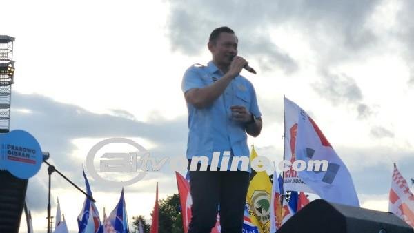 AHY Ajak Warga Semarang di Menangkan Prabowo-Gibran