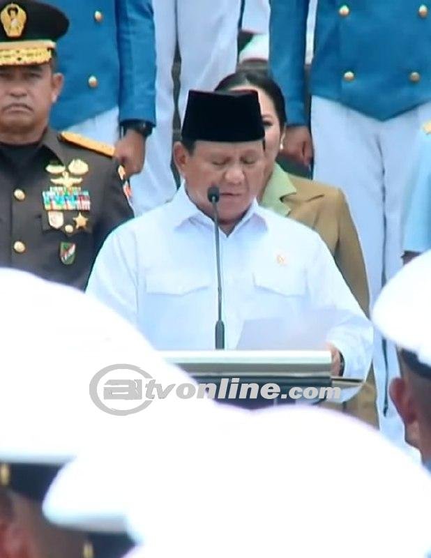 Sambutan  Prabowo di Peresmian Main Hall Akademi Militer Magelang