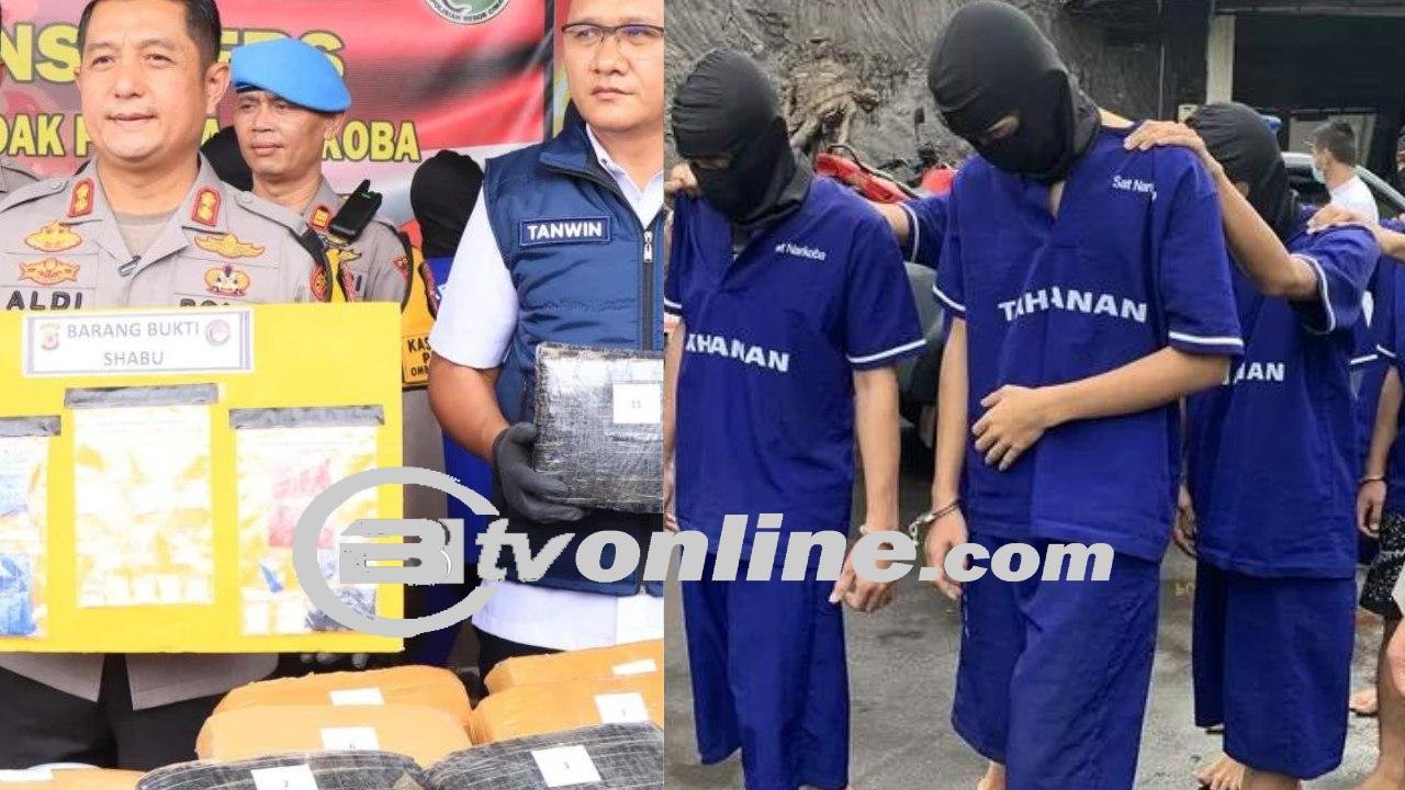 Pengedar Narkoba Berhasil Dibekuk Polres Cimahi, 25 kg Ganja Diamankan Polisi