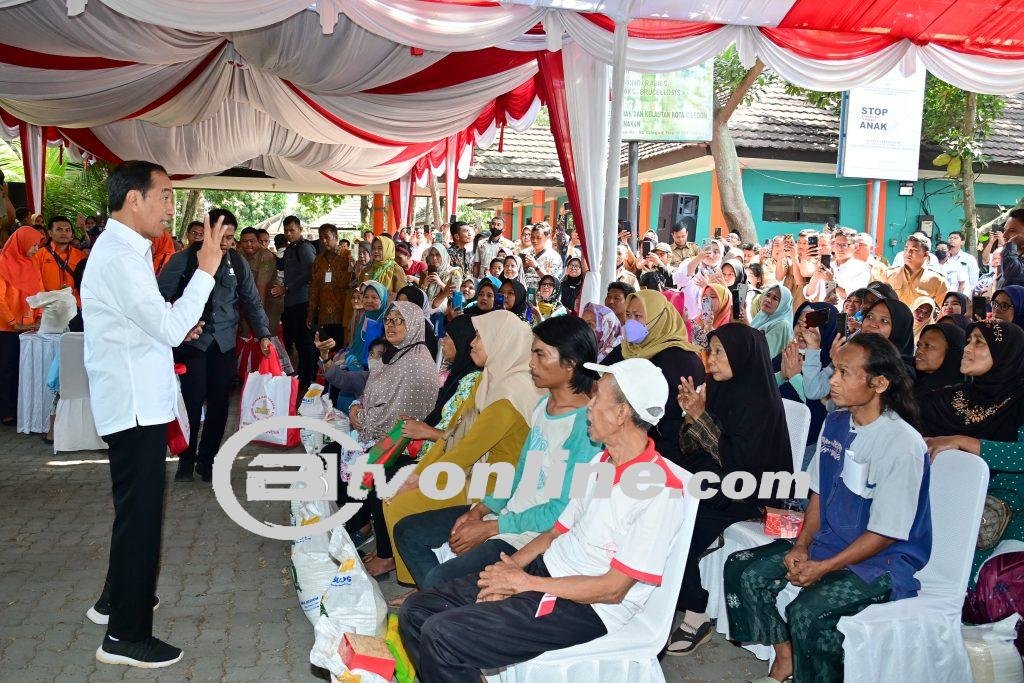 Serahkan Bantuan Pangan di Bantul, Presiden, Juni Dilanjutkan Jika Anggaran Cukup