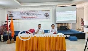 Bawaslu Humbahas Gelar Rapat Kordinasi Pengembangan Strategis Kelembagaan Pemilu 2024