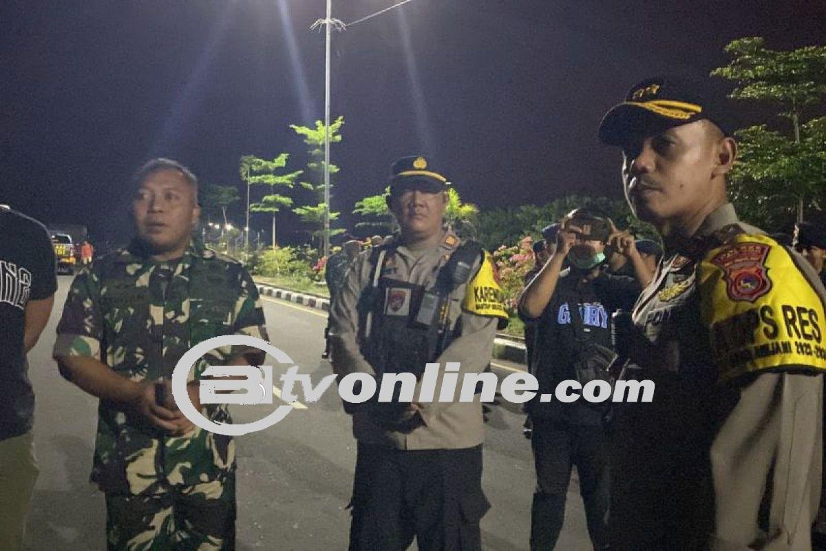 Jelang Pleno Kecamatan Polisi Perketat Pengamanan Di Lombok Tengah