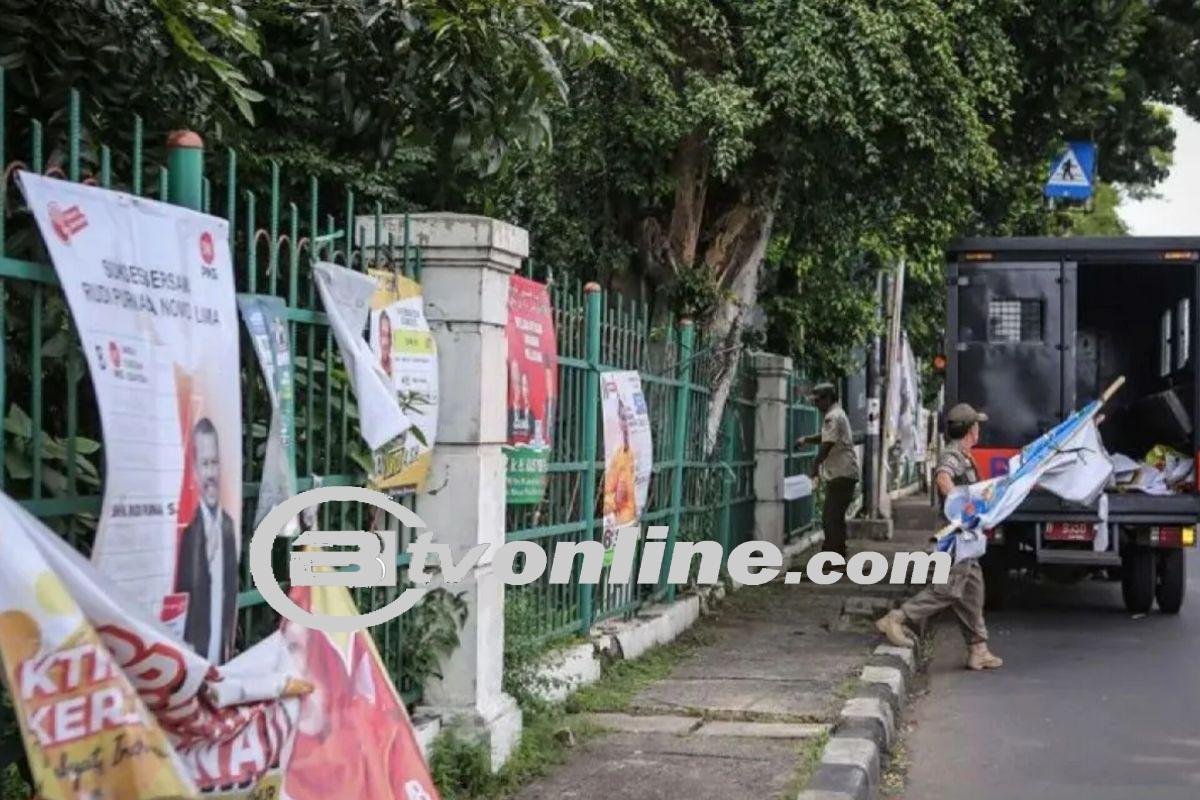 Hari Kedua Masa Tenang, Satpol PP DKI Jakarta Turunkan 309 Ribu APK