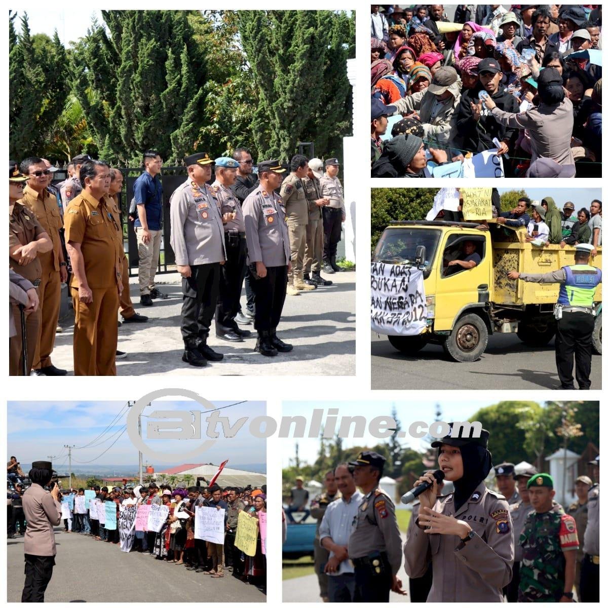 Polres Humbahas Jembatani Mediasi Dua Desa Penentuan Batas Wilayah