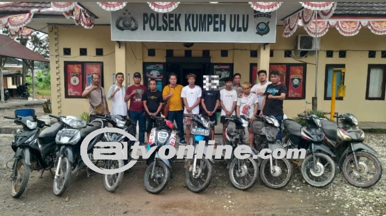Petualangan Pelaku Curanmor Berakhir di Tangan Reskrim Polsek Kumpeh Ulu