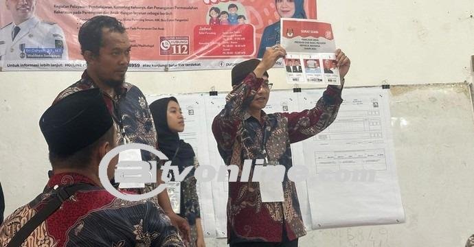 Coblos Ulang di TPS 12 Banjar Sugihan Surabaya, Prabowo-Gibran Tetap Menang
