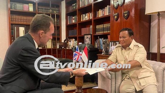 Dubes Inggris Temui Prabowo, Beri Ucapan Selamat dan Bahas Hubungan Bilateral