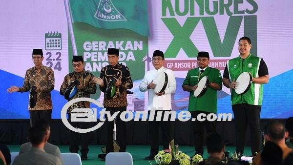 Presiden Jokowi buka Kongres XVI Gerakan Pemuda Ansor di Tanjung Priok