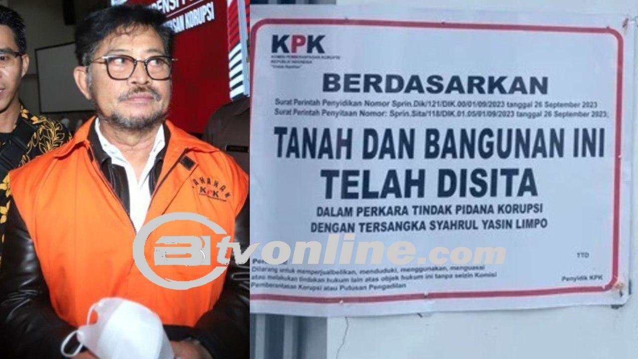 KPK Sita Rumah Eks Mentan Syahrul Yasin Limpo  di Jakarta Selatan