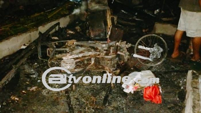 Rumah dan Motor Buruh Tani di Sergai Hangus Dilalap Api, Akibat Obat Nyamuk yang Terlupakan