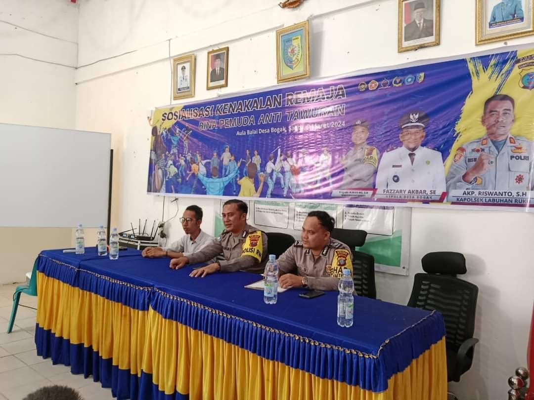 BINA PEMUDA ANTI TAWURAN: Upaya Desa Bogak Bersama Polsek Labuhan Ruku dalam Penyambutan Bulan Suci Ramadhan