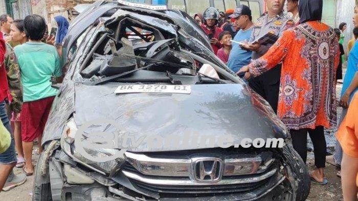 Tragedi Kecelakaan Maut, Empat Nyawa Melayang di Perlintasan Kereta Api Tanpa Palang