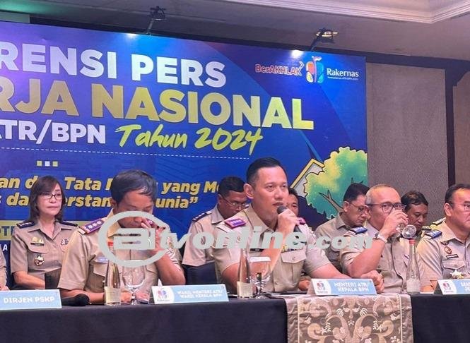 Rakernas ATR/BPN, AHY Sampaikan 3 Pesan Jokowi Yang Akan Jadi Prioritas