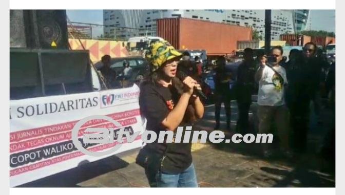 Demo Solidaritas Jurnalis, FWJ Indonesia Desak Ali Maulana Hakim Dicopot