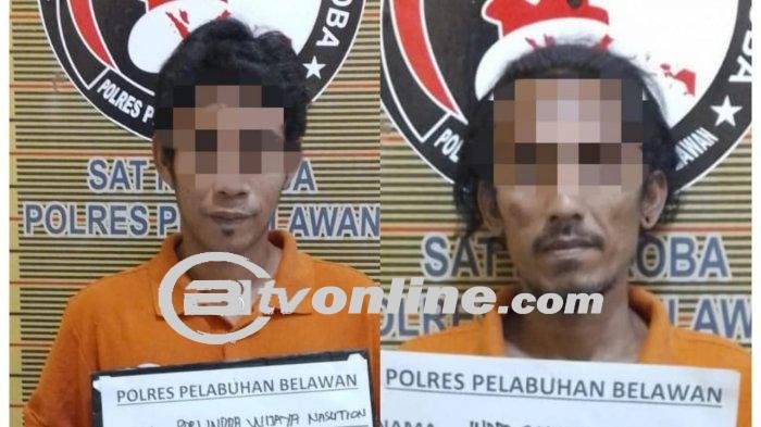 Polres Pelabuhan Belawan Berhasil Tangkap 2 Pengedar Narkoba Terjaring di Kota Bangun