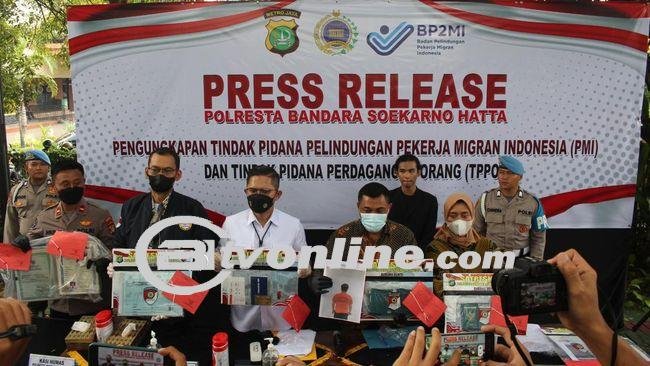 Polresta Bandara Soetta Mengamankan 9 Calon PMI yang Terjebak Skema Penipuan