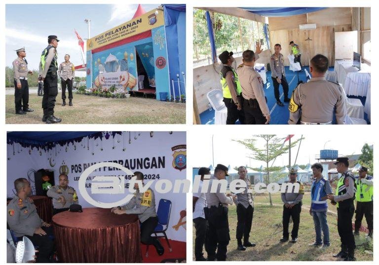 Operasi Ketupat Toba, Kapolres Sergai Cek Kesiapan Personel Pos Pam dan Pos Yan