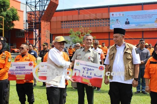 Pemprov Sumut Serahkan Bantuan Kebencanaan Senilai Rp1,8 Miliar, Sinergi Dalam Mengatasi Ancaman Bencana