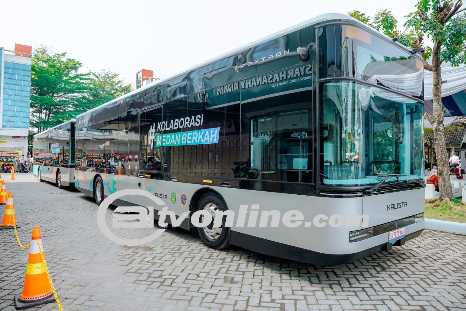 Rute dan Jadwal Terbaru Bus Listrik Gratis Milik Pemko Medan,Akses Ramah Lingkungan Bagi Warga