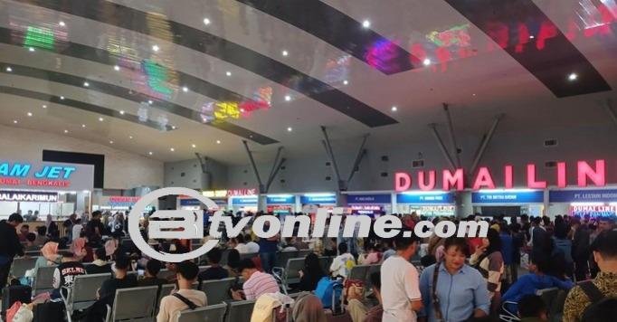 Lonjakan Pemudik di Pelabuhan  Sekupang Batam, Menjelang Lebaran