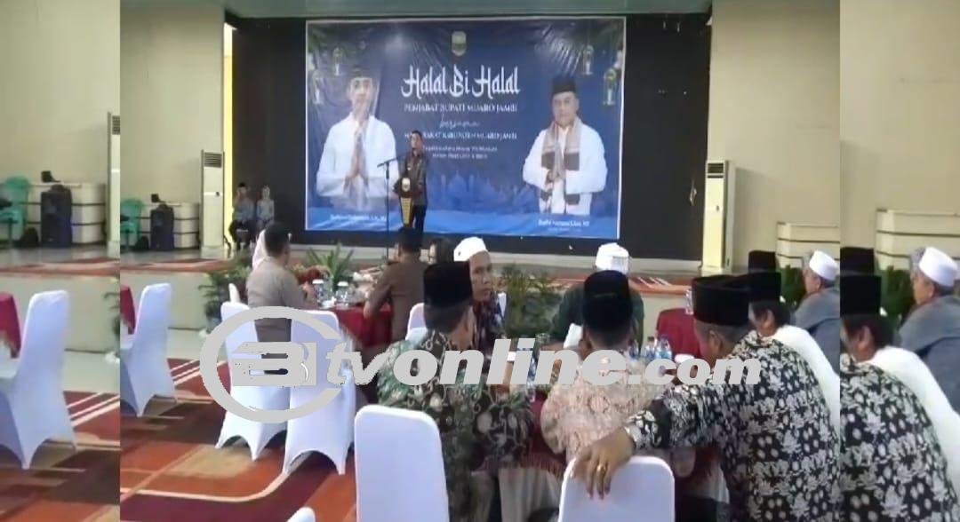 Pemerintah Kabupaten Muaro Jambi Menggelar Halal Bihalal Hari Raya Idul Fitri 1445 H Bersama Masyarakat dan Forkopimda