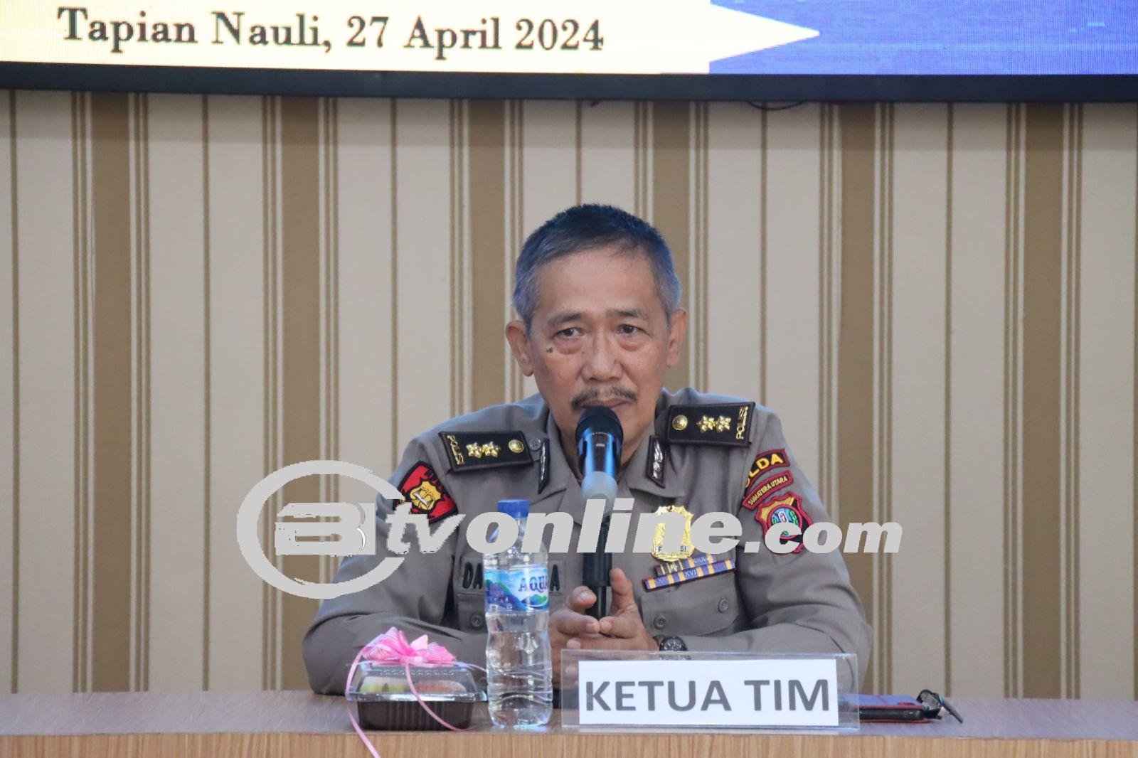 Tim BIDKUM Polda Sumut Sosialisasi Bidang Hukum dan Pemulihan Hukum Terkait Penanganan Prapid