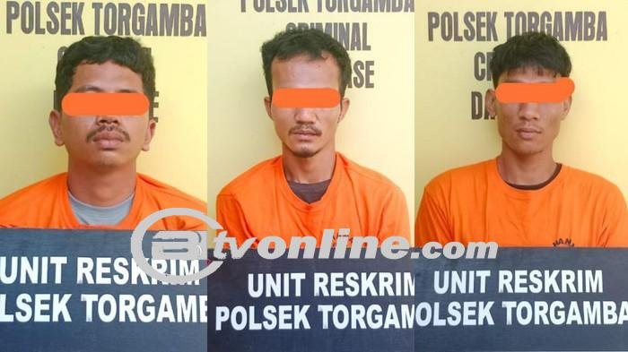 Tiga Pelaku Pencuri Emas ASN di Labuhanbatu Selatan Diringkus Polisi