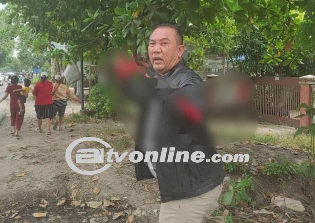 Bentrok Antar Warga Desa Sampali di Jalan Haji Anif Berakhir Ricuh, Sejumlah Orang Luka Serius