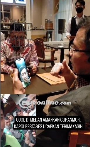 Kapolrestabes Medan Apresiasi Kinerja Abang Ojol, Tangkap Pelaku Curanmor di Depan RCW Medan