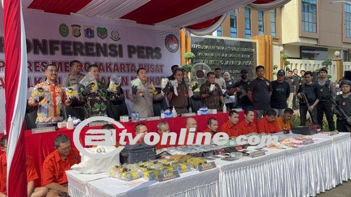 12 Bandar Narkoba Ditangkap Polres Metro Jakpus Dalam 5 Bulan