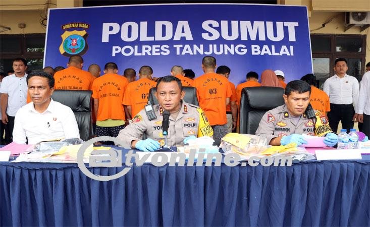 Operasi Antik Toba 2024: Penangkapan Massal Tersangka Narkoba di Tanjungbalai