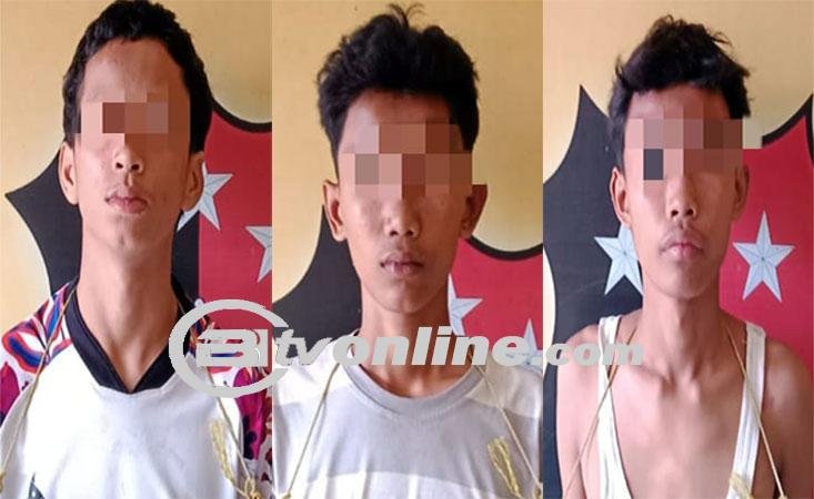 Tiga Anggota Genk Motor Ditangkap Karena Aksi Begal di Pasar IV Desa Helvetia