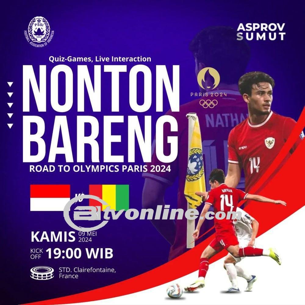 Nobar Seru Timnas Indonesia vs Guinea di Medan!