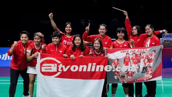 Indonesia Bangga Meski Runner-up Uber Cup 2024, Suporter Tetap Cinta!