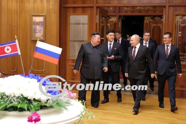Putin Disambut Mewah di Korut, Kim Jong-un Janjikan Dukungan Tanpa Syarat