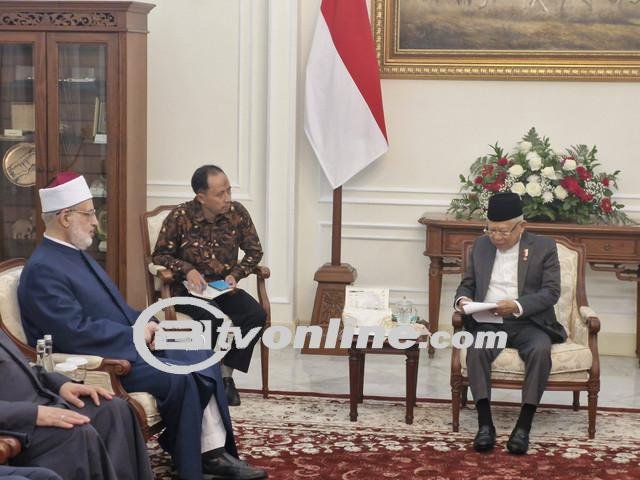 Ma’ruf Amin Sambut Hangat Kunjungan Wakil Grand Syekh Al-Azhar ke Indonesia