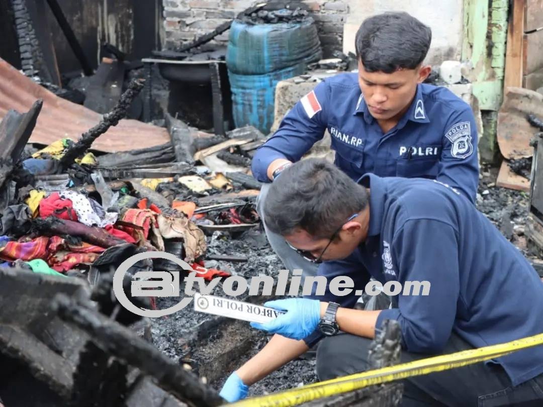 Tragedi Kebakaran Mengenai Rumah Wartawan di Kabanjahe, Karo