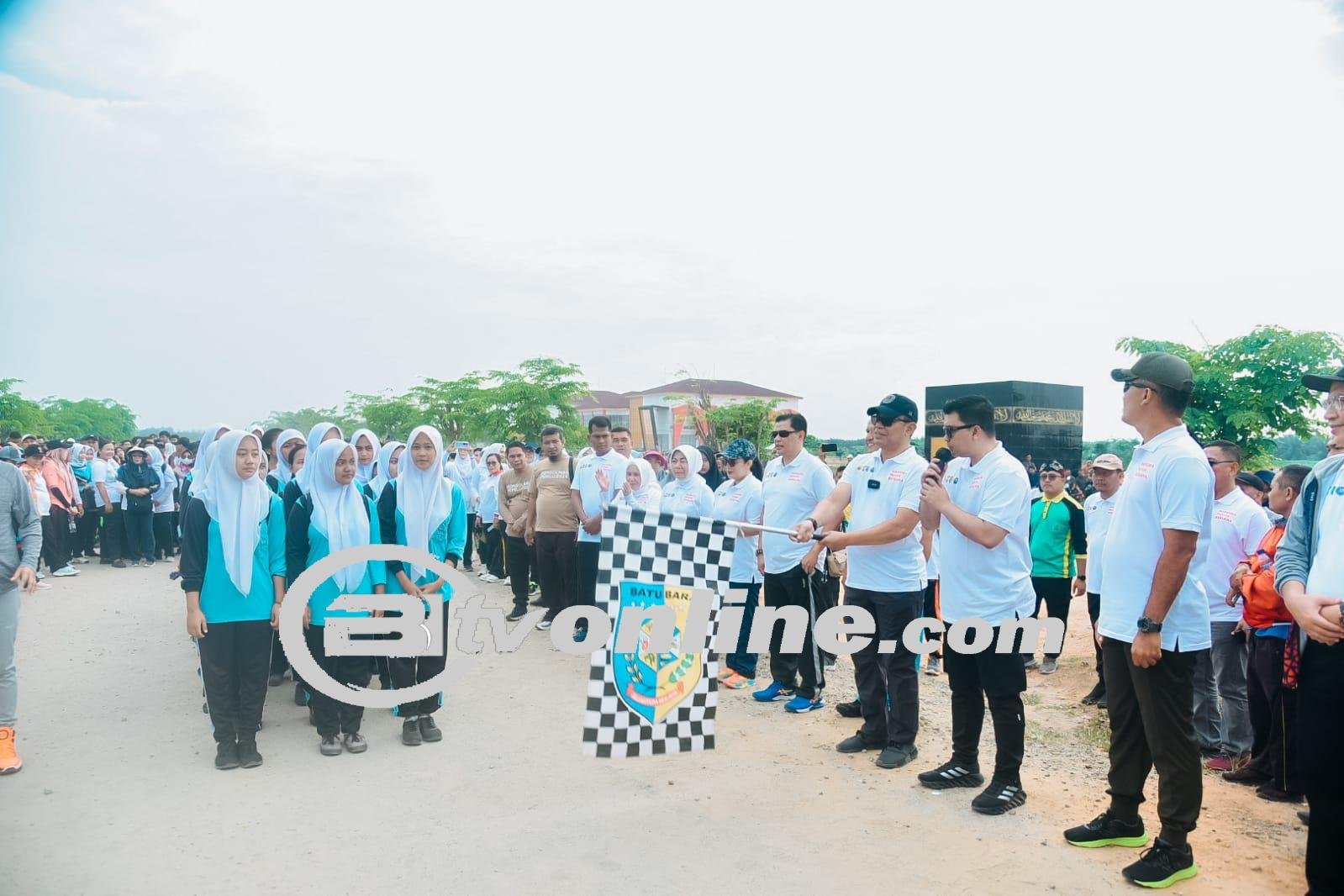 Ribuan Masyarakat Batu Bara Ikuti Gebyar Bersih Narkoba