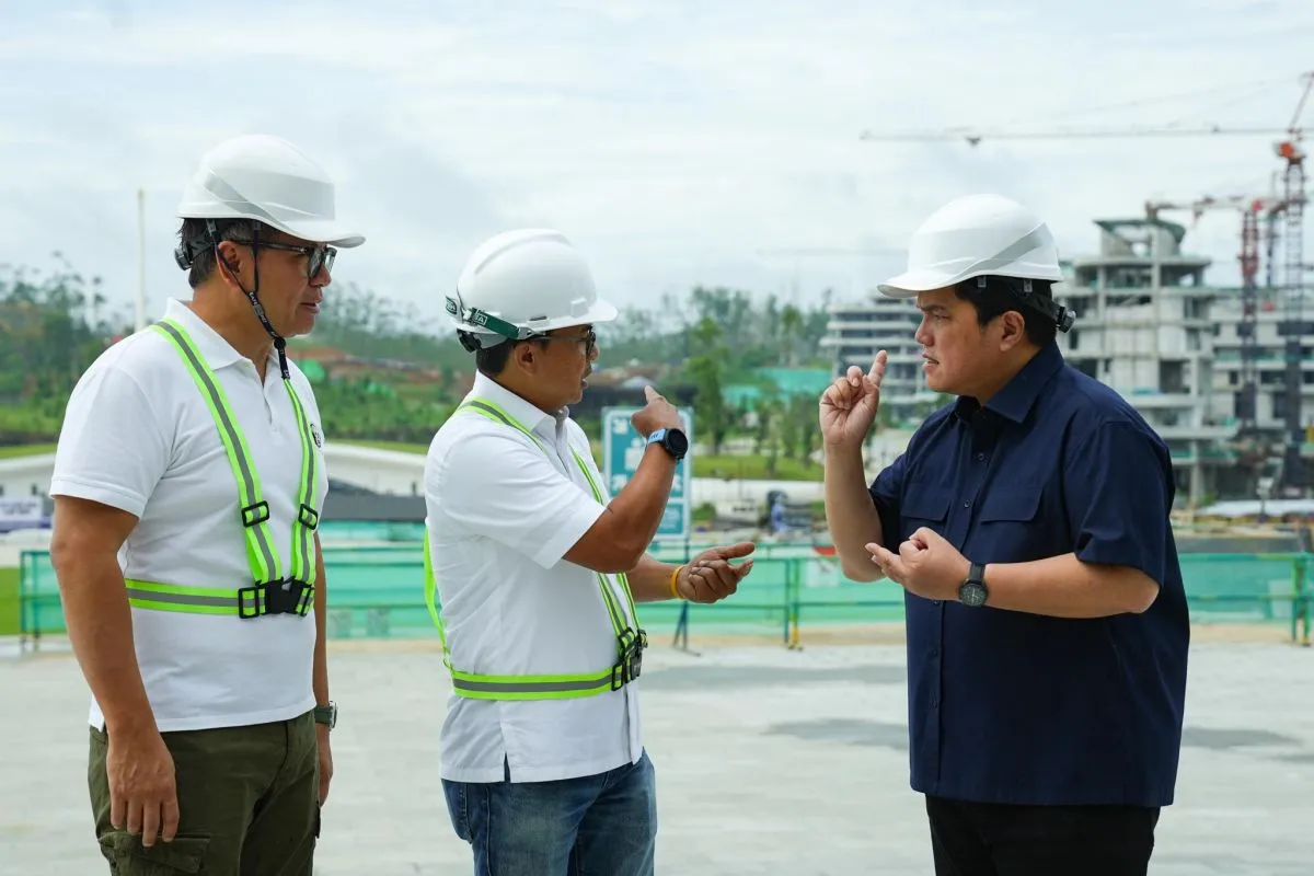 Erick Thohir Optimistis Fasilitas Perayaan HUT RI di IKN Akan Tuntas Tepat Waktu