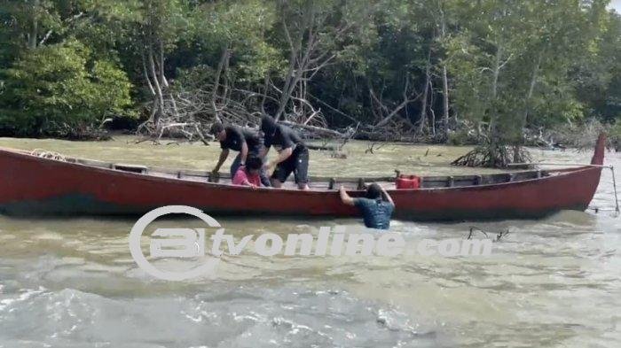 Tim Patroli Lanal Tanjungbalai Asahan Berhasil Gagalkan Penyelundupan Narkotika Satu Kilogram Sabu di Perairan Asahan