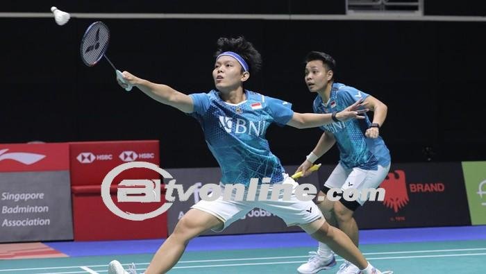 Apriyani Rahayu/Siti Fadia Silva Ramadhanti Melaju ke Babak 16 Besar Indonesia Open 2024